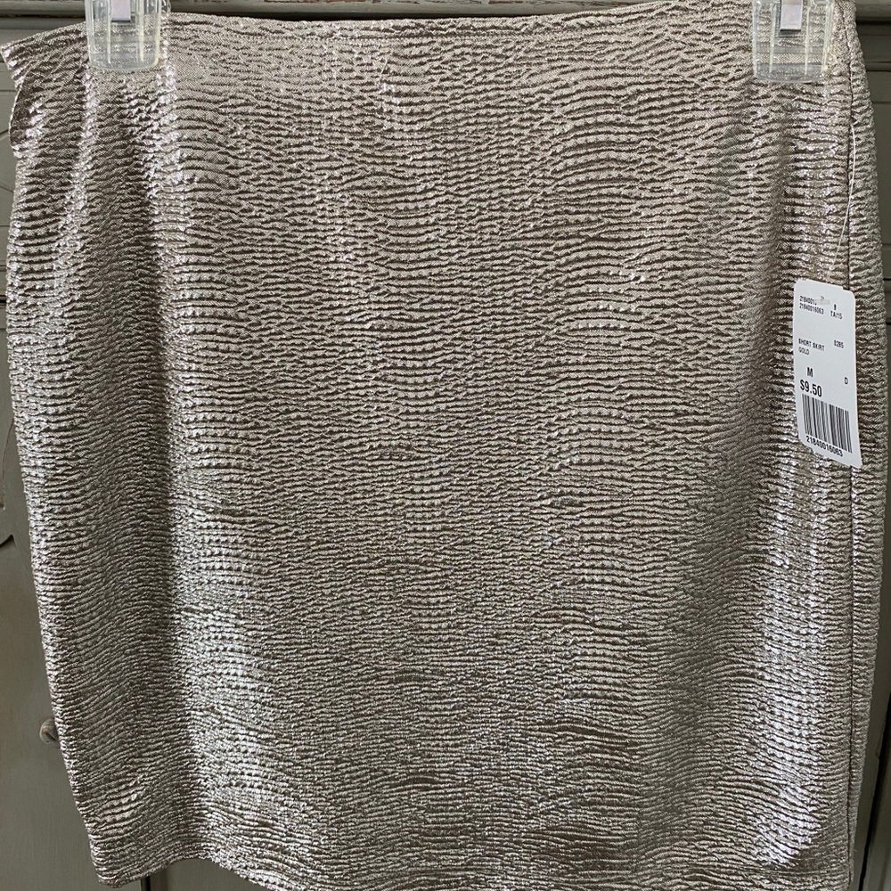 Gold skirt- New with tags